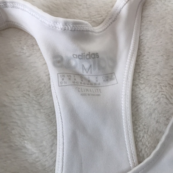 Adidas white climalite sports bra - Picture 2 of 5